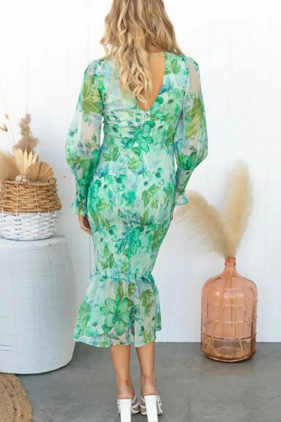 JASMINE | MIDIKLEID MIT BLUMENDRUCK