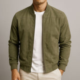 KALTBERG | WILDLEDERJACKE FÜR HERREN – Grün