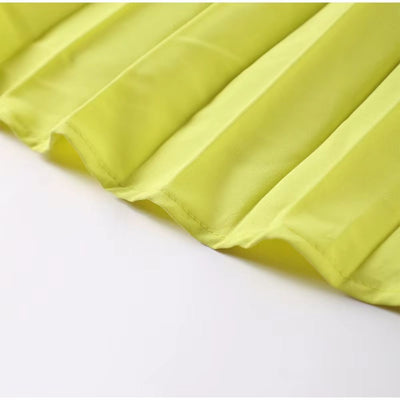 Melista – Elegantes Langes Plissee Kleid