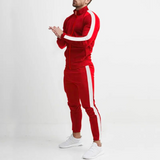 Luxuriöses Zweiteiliges Jogging-Set für Herren - Morisson – Rot