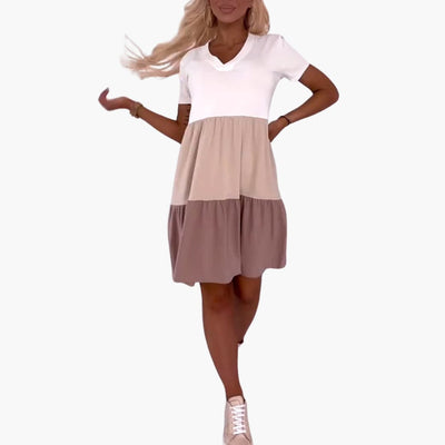 Freizeitkleid Damen - Casual Kleid mit Farbverlauf & Stil