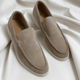 Niklas | Herren Frühling Minimalistische Slip-On Loafers – Beige