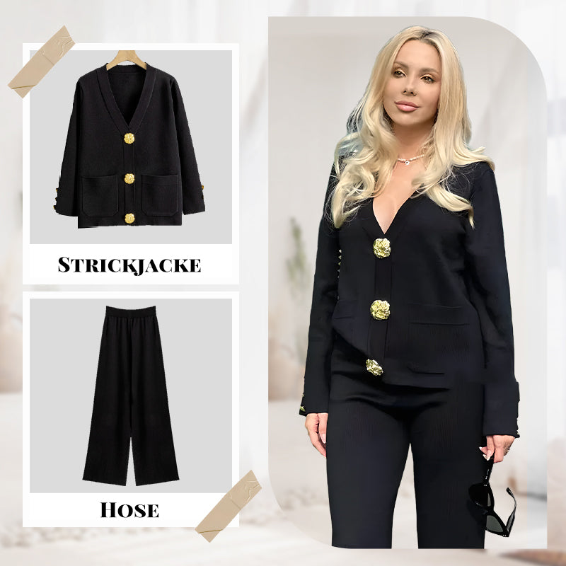 Vet-Elegantes 2-teiliges Set für Damen