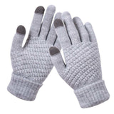 Eive | Gestrickte Handschuhe mit Touchscreen – Grau