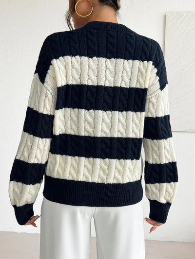 Alina® | Gestreifter Strickpullover