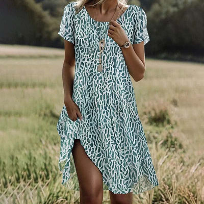 Bonnie - Vintage Print Kleid