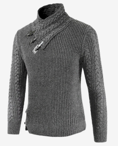 Roge | Eleganter gestrickter Rollkragenpullover für Männer mit Stil