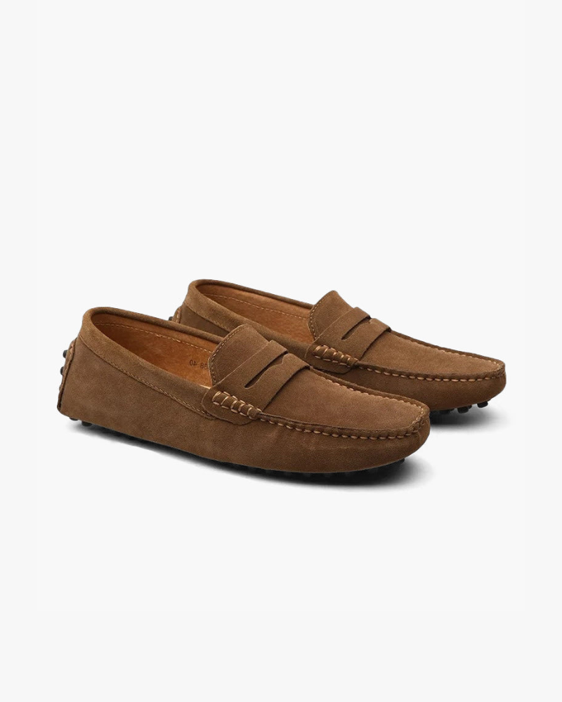 Matthew | Old Money Slip on Herren Wildleder Mokassin