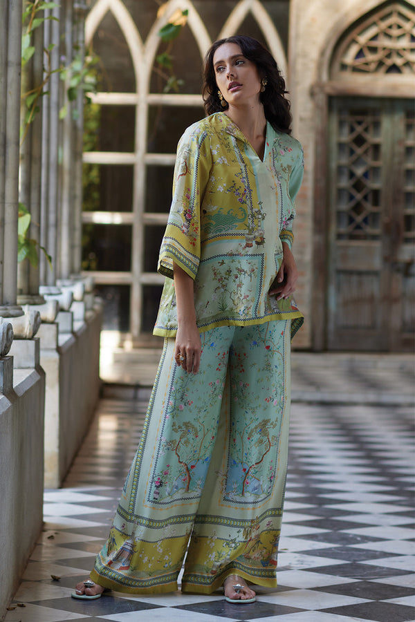 Paulette – Ausstrahlung Fusion Blumenhosen Satz