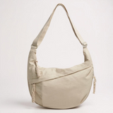 Joebell | Lässige Schultertasche mit verstellbarem Riemen – Beige