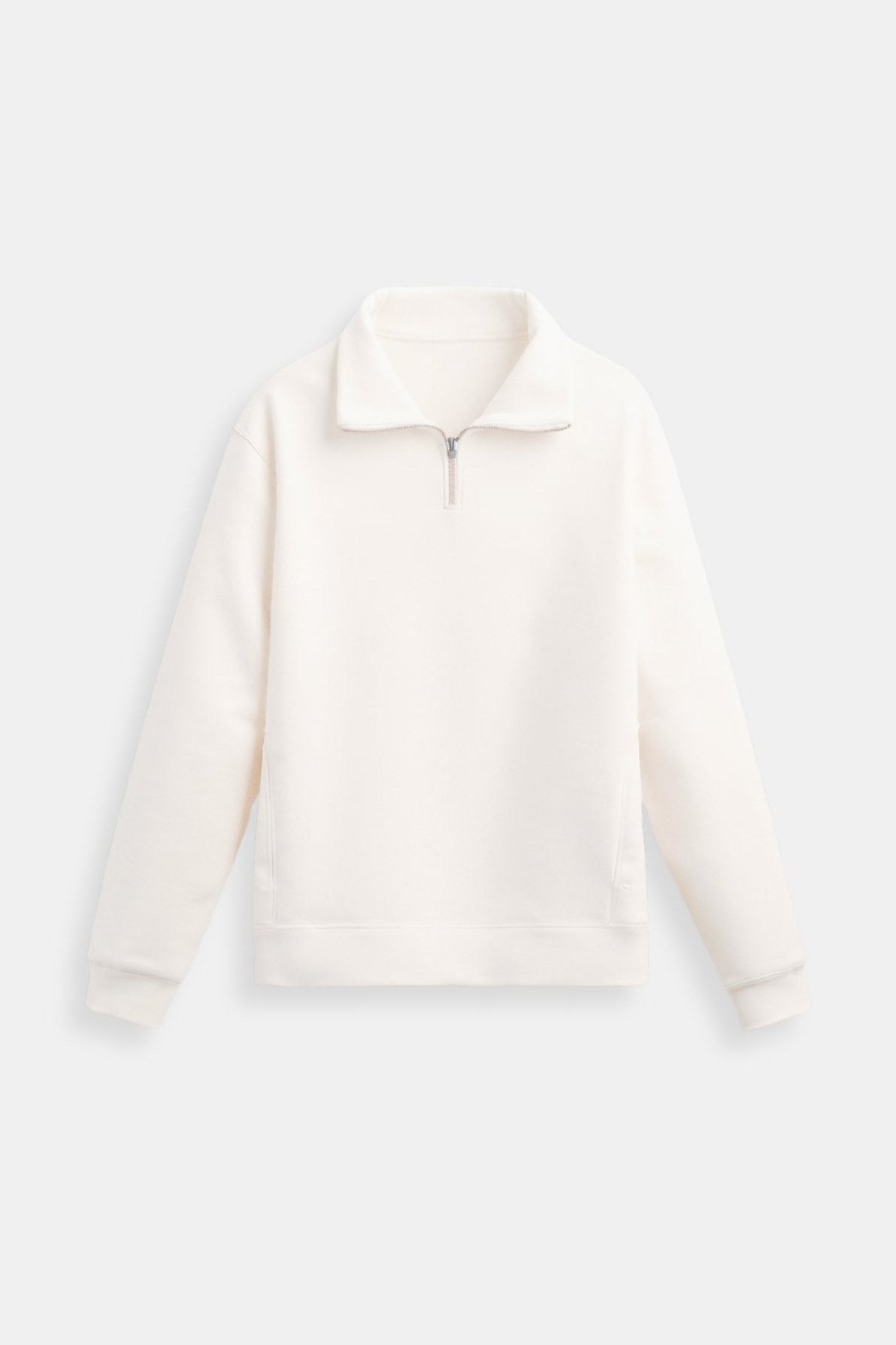 Minimalistischer Fleece-Pullover mit Reißverschluss – Wärme & Stil vereint