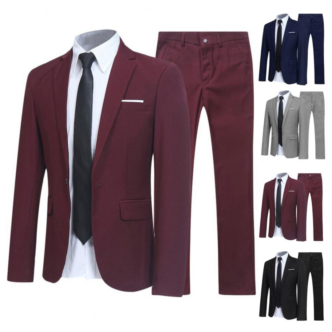 Herren Zweiteiliger Formeller Hochzeitsgast Anzug Set | Elegante