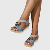 Orthopädische Wandersandalen für Damen – Blau