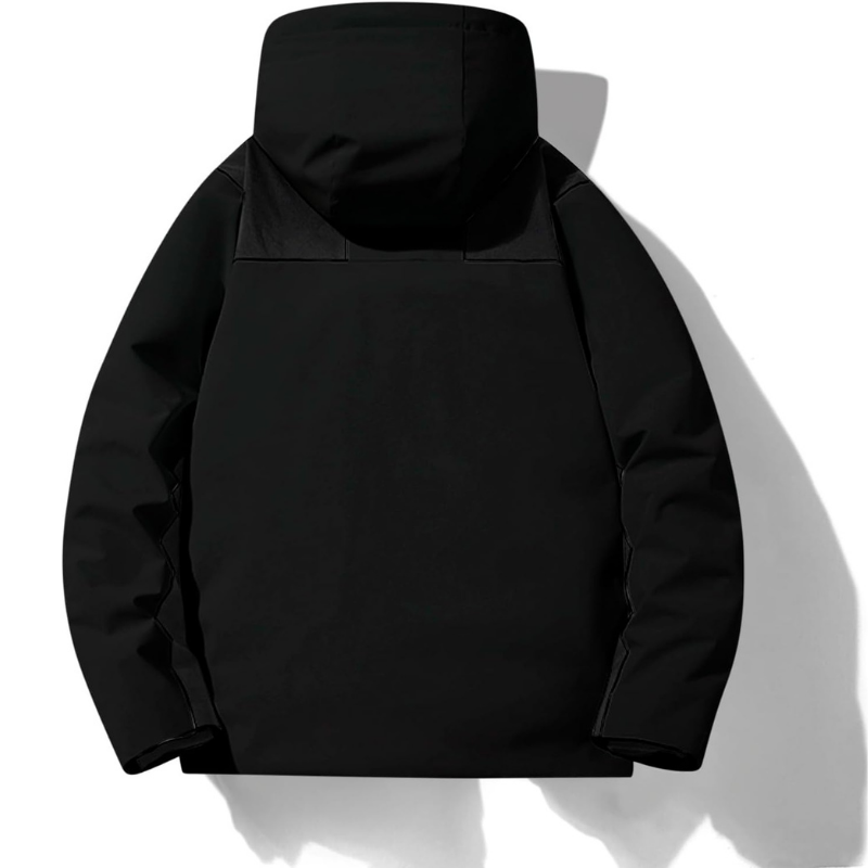 Skijacke mit Kapuze und Taschen | Winterjacke