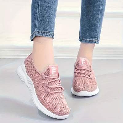 Lässige und Elegante Damen-Sneaker in Unifarben | Perfekt für Outdoor-Aktivitäten