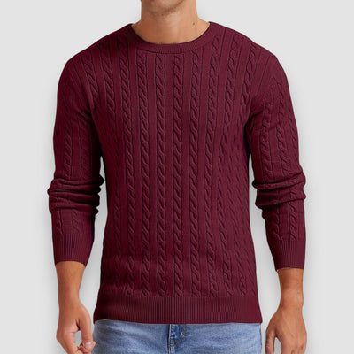 Lizo | Crew Neck Knit Sweater