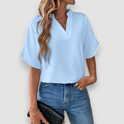Stella | V-Ausschnitt Bluse