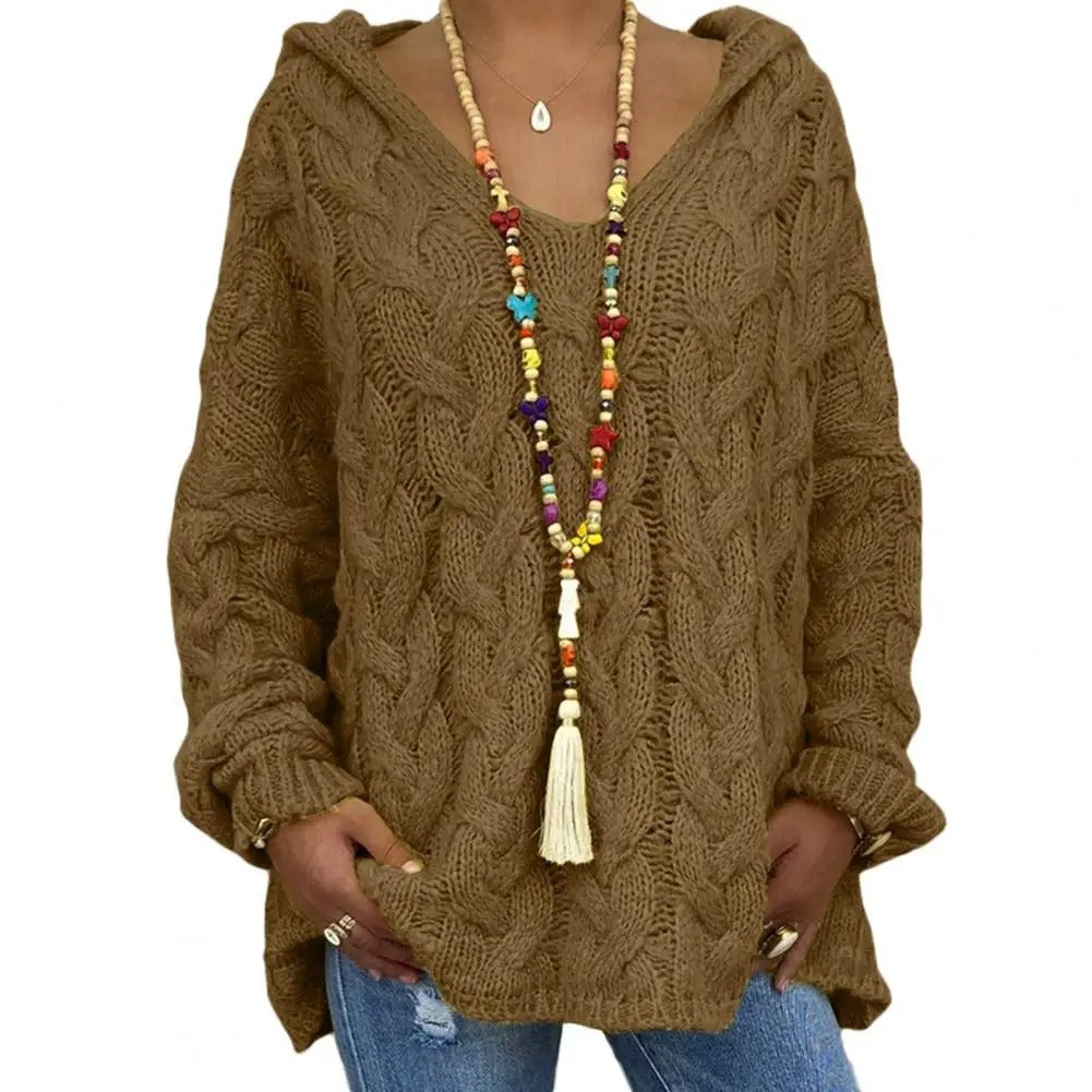 Liselotte® | Kapuzenpulli mit V-Ausschnitt