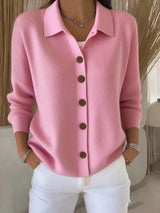 MILA | WEICHE STRICKJACKE – Rosa