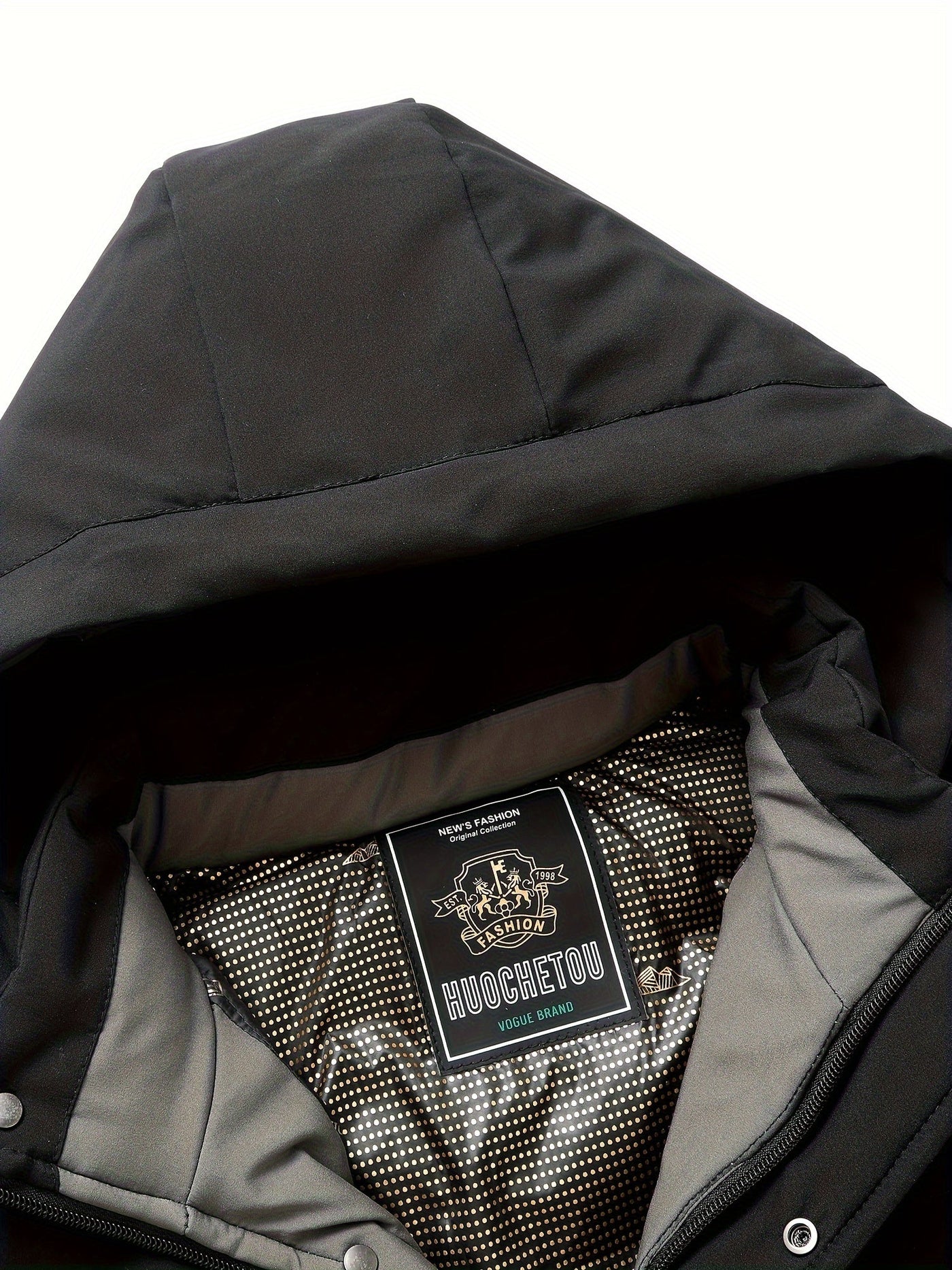 Lässige Thermojacke mit abnehmbarer Kapuze Winterjacke für Herren | Ideal für den Winter