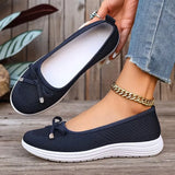 Odelia | Leichte Komfort-Slipper aus Strick – Blau