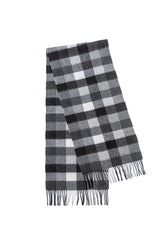 Luxus-Wollschal | warmer langer Schal – Dunkelgrau
