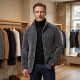 Jan | Hochwertige Herrenjacke klassisch elegant – Grau