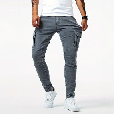 Victor - Cargo Stretch Jeans für Männer