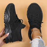Sneaker für Damen mit Fußgewölbestütze – Schwarz