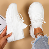 Sneaker für Damen mit Fußgewölbestütze – Weiß
