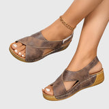 Lina | Stilvolle Sandalen Damen Chic – Terra Braun