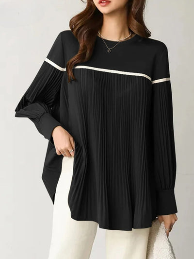 Amelia® | Elegante Bluse mit Plissee-Details