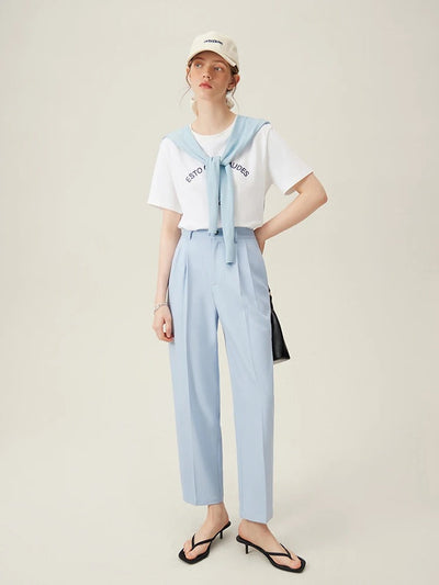 Thekla® | Klassische High-Waist-Bundfaltenhose