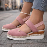 Lina | Modische Plateau Schuhe Damen Chic – Rosa