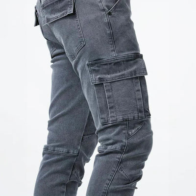 Victor - Cargo Stretch Jeans für Männer