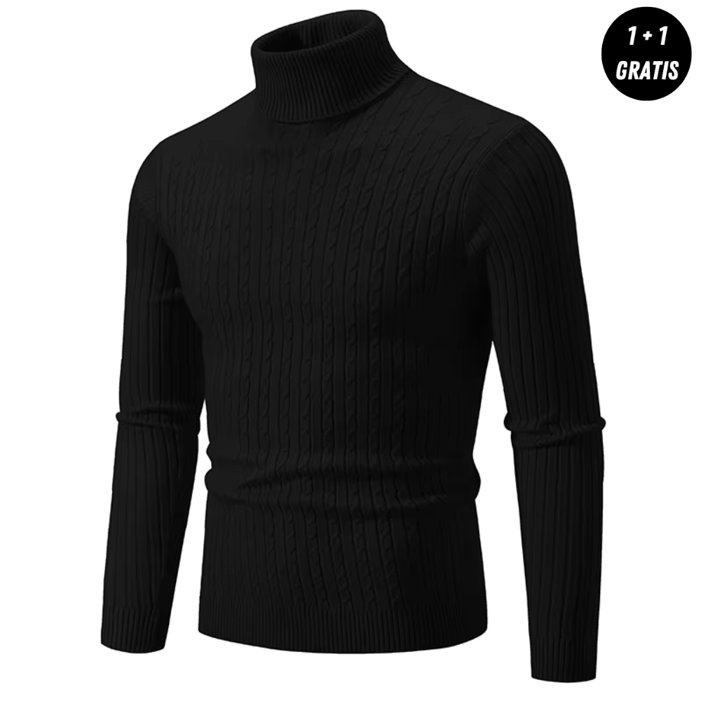 Asael | Warmer Strickpullover mit Rollkragen