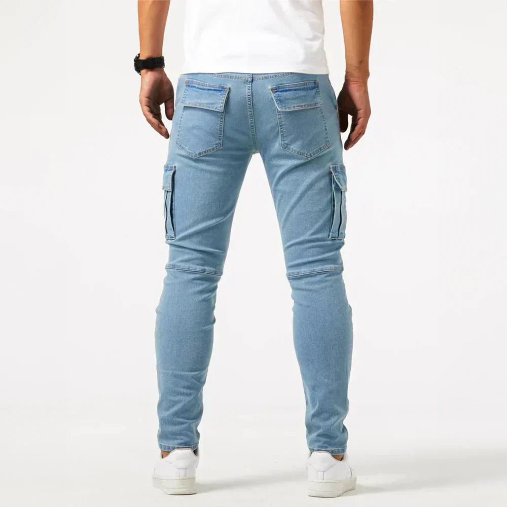 Victor - Cargo Stretch Jeans für Männer