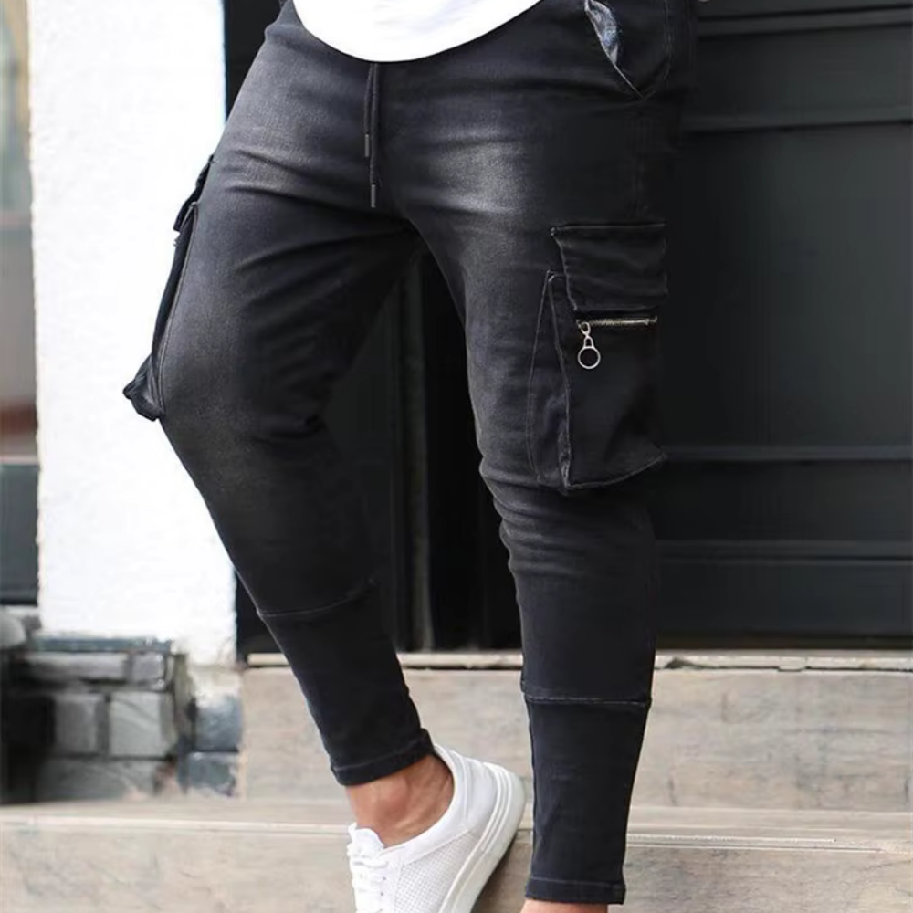 Reinhard – Urbane Slim-Fit Cargo Jogginghose für Herren