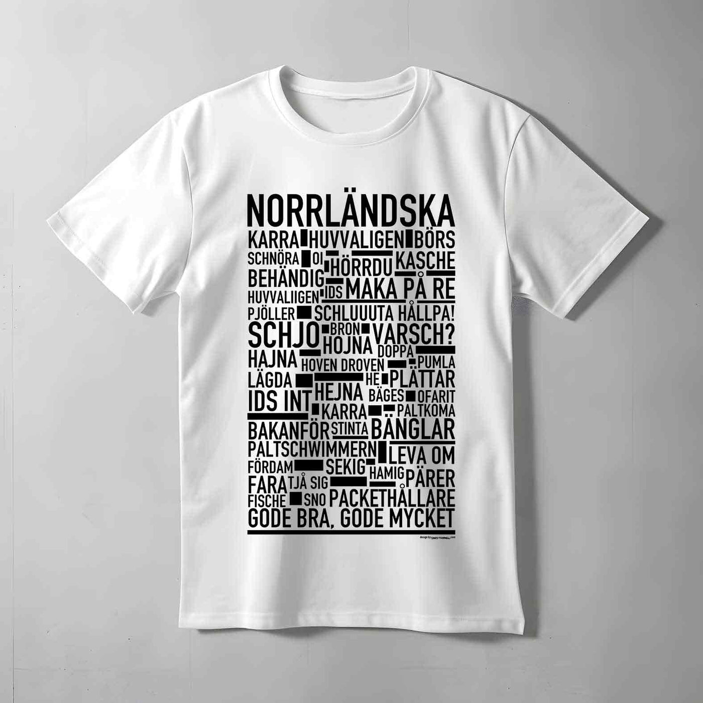 VALE T-Shirt with Northern Swedish Dialect Print