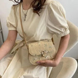 Liana | Bestickter Strohhut für sonnige Tage – Beige