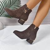 Elena | Elegante Und Moderne Chelsea Stiefeletten – Kaffee