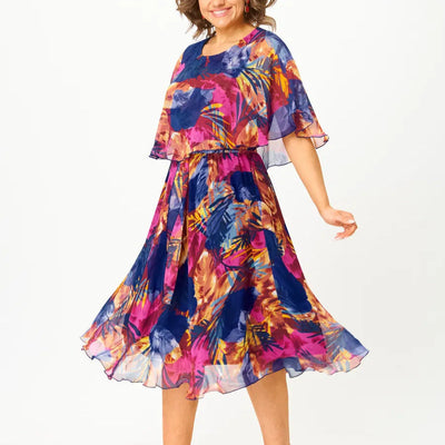 Catarina – Bequemes Und Luftiges Chiffon Kleid