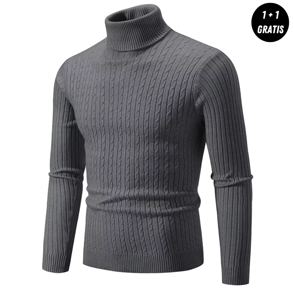 Asael | Warmer Strickpullover mit Rollkragen