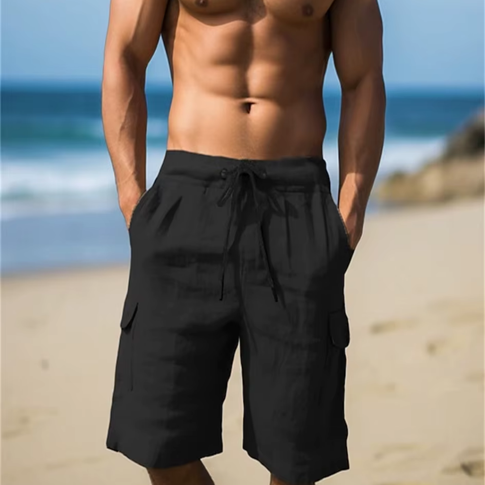 Bjoern – Luftige Leinen-Shorts für Sommer Strand