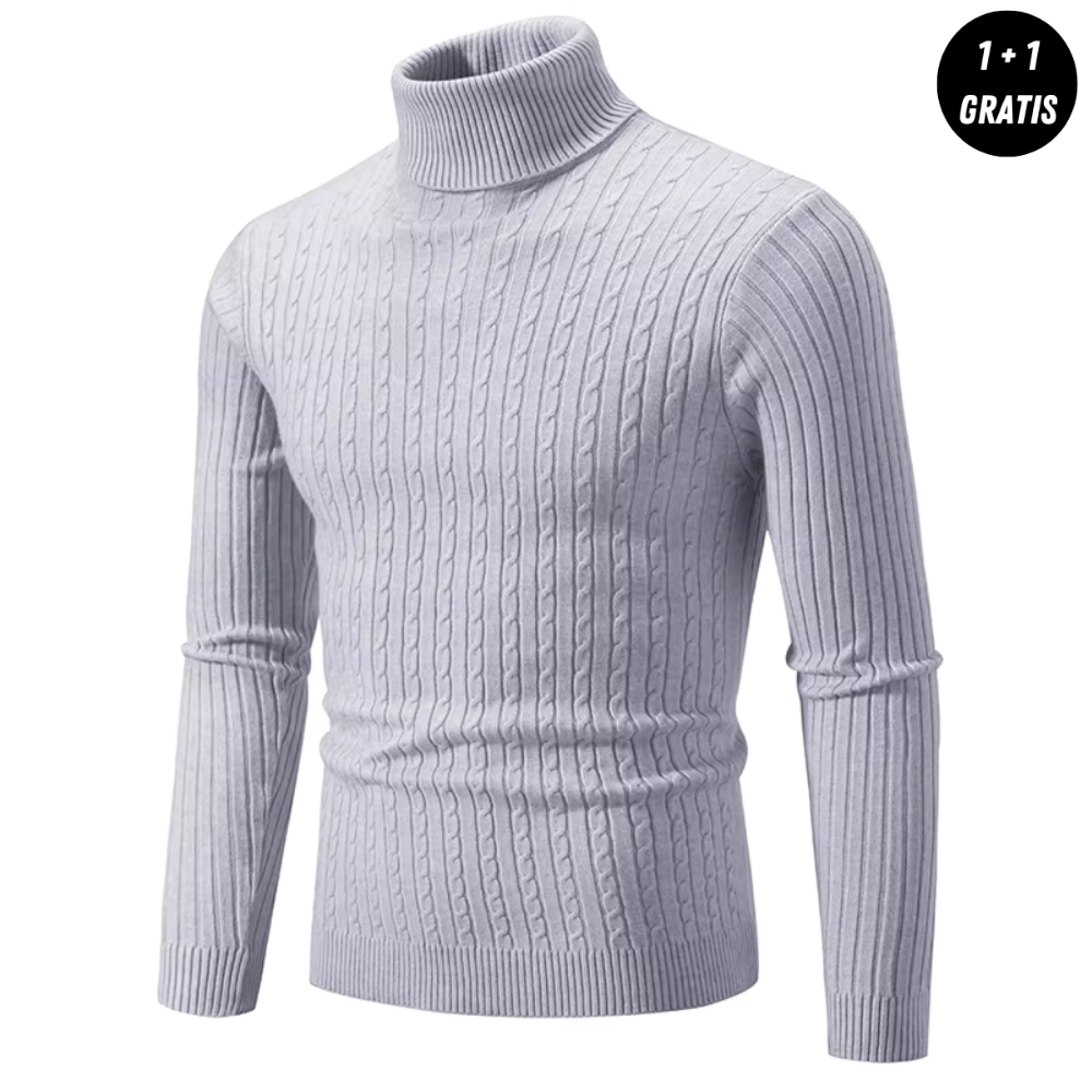 Asael | Warmer Strickpullover mit Rollkragen
