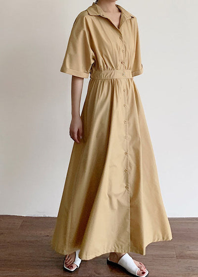 Lara® | Baumwoll Kleid mit Knopfleiste für den Frühling