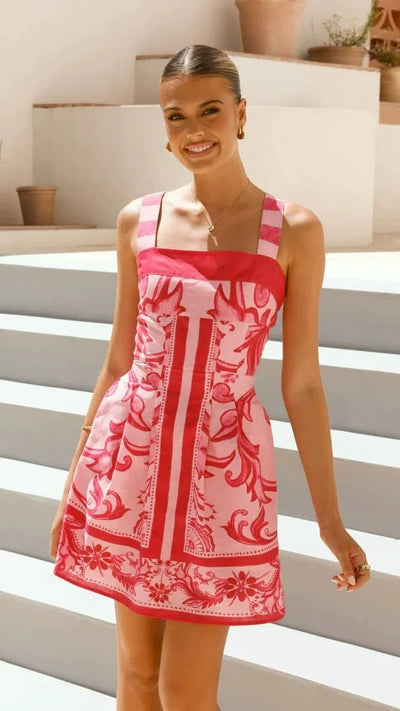 Samira - Bedrucktes Sommerkleid für Frauen