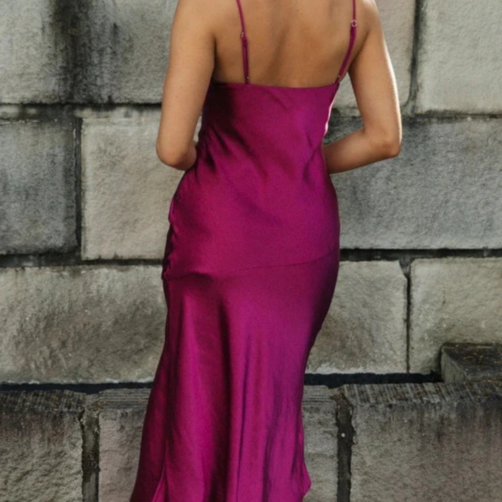 Santona - Maxikleid – Eleganz in Fuchsia