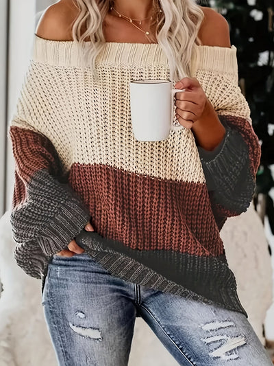 Lässiger Oversized Teddy Pullover Damen aus Baumwolle in Beige für Damen | Ideal für den Winter