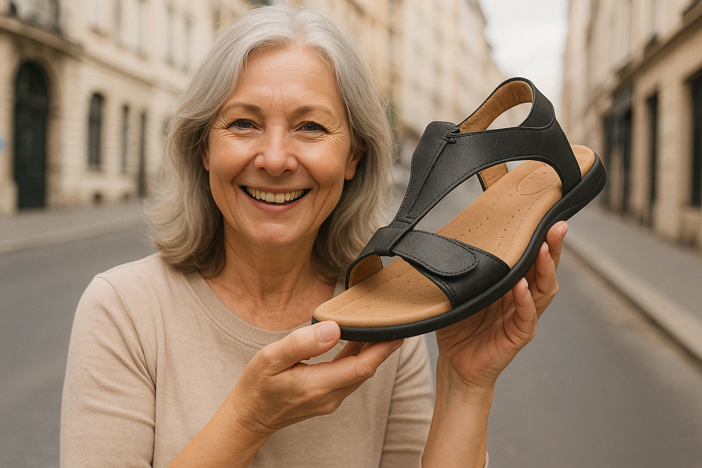 Damen Bequeme Sommer Sandalen | Offener Zehe